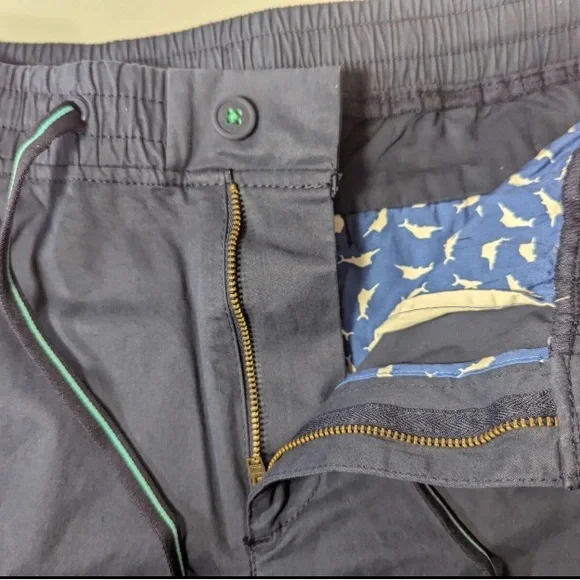 NEW Size S Mens Tommy Bahama Oceanside Poplin Pull-on Shorts Ocean Deep ST889824 - Picture 6 of 10